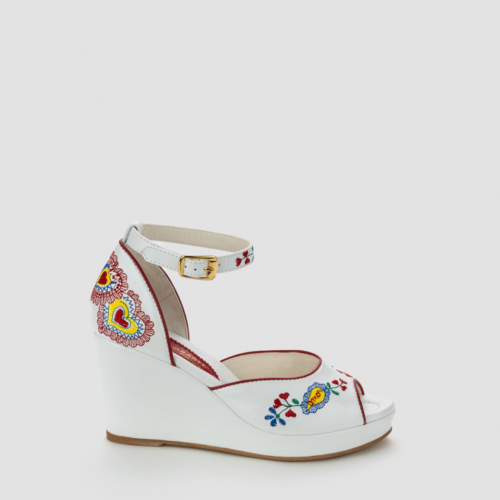 Sandália Camélia (branco multicolor)